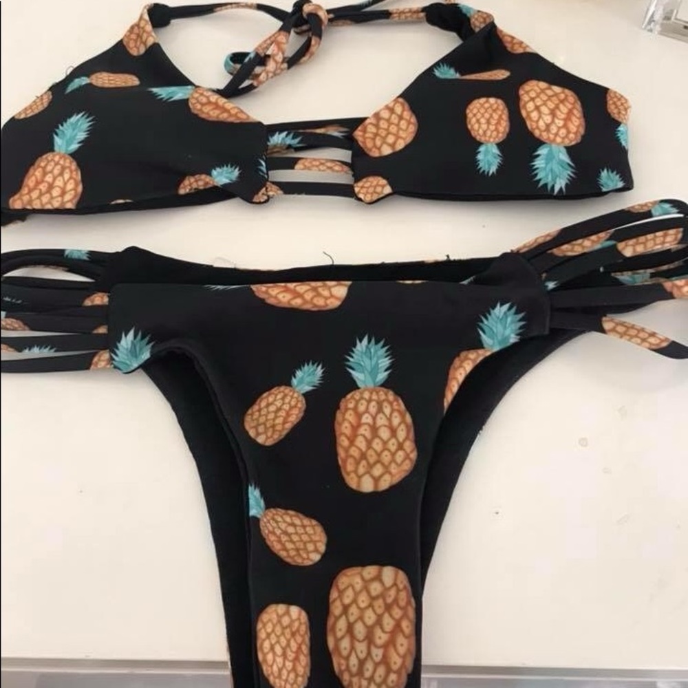 Pineapple bathing suit